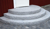 Granittrappa grå halvrund 150 cm