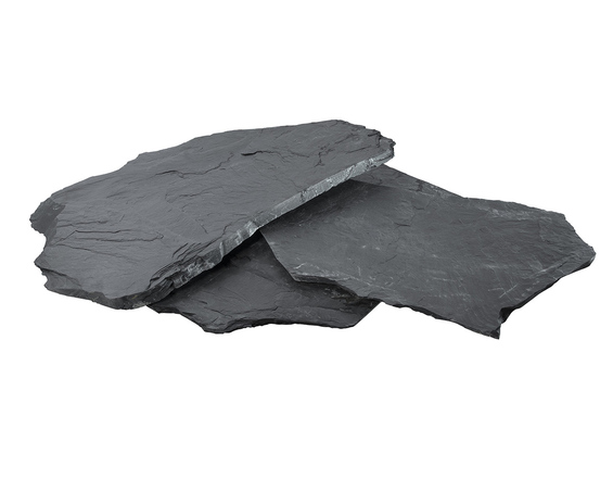 Skiffer svart oregelbunden 2-4 cm