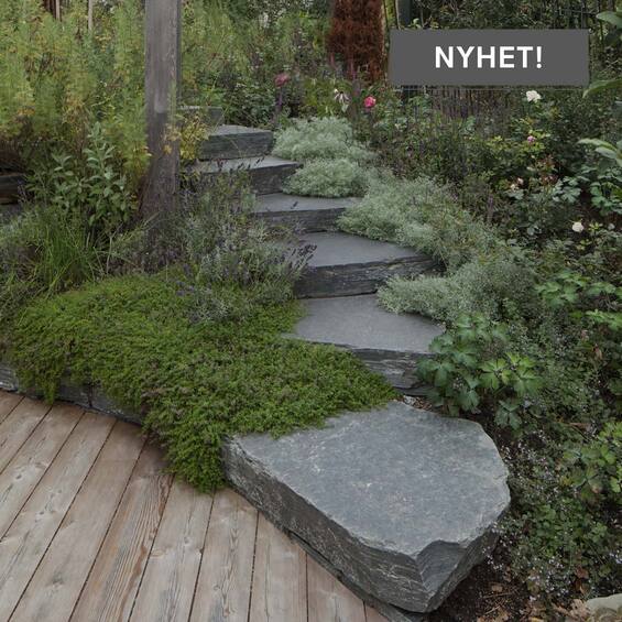 Skiffer grå Offerdal Trappblock